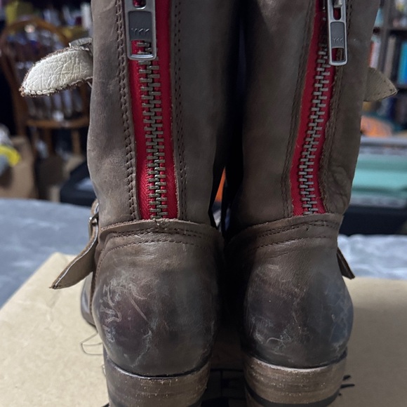 Freebird by Steven Chocolate Brown Moto Boots - Picture 3 of 10